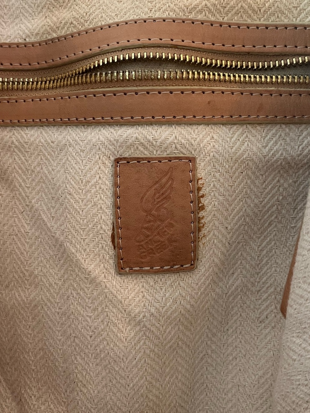 RARE Ancient Greek Bag - Large Vasso Tote in Neutral / Natural - Picture 12 of 17